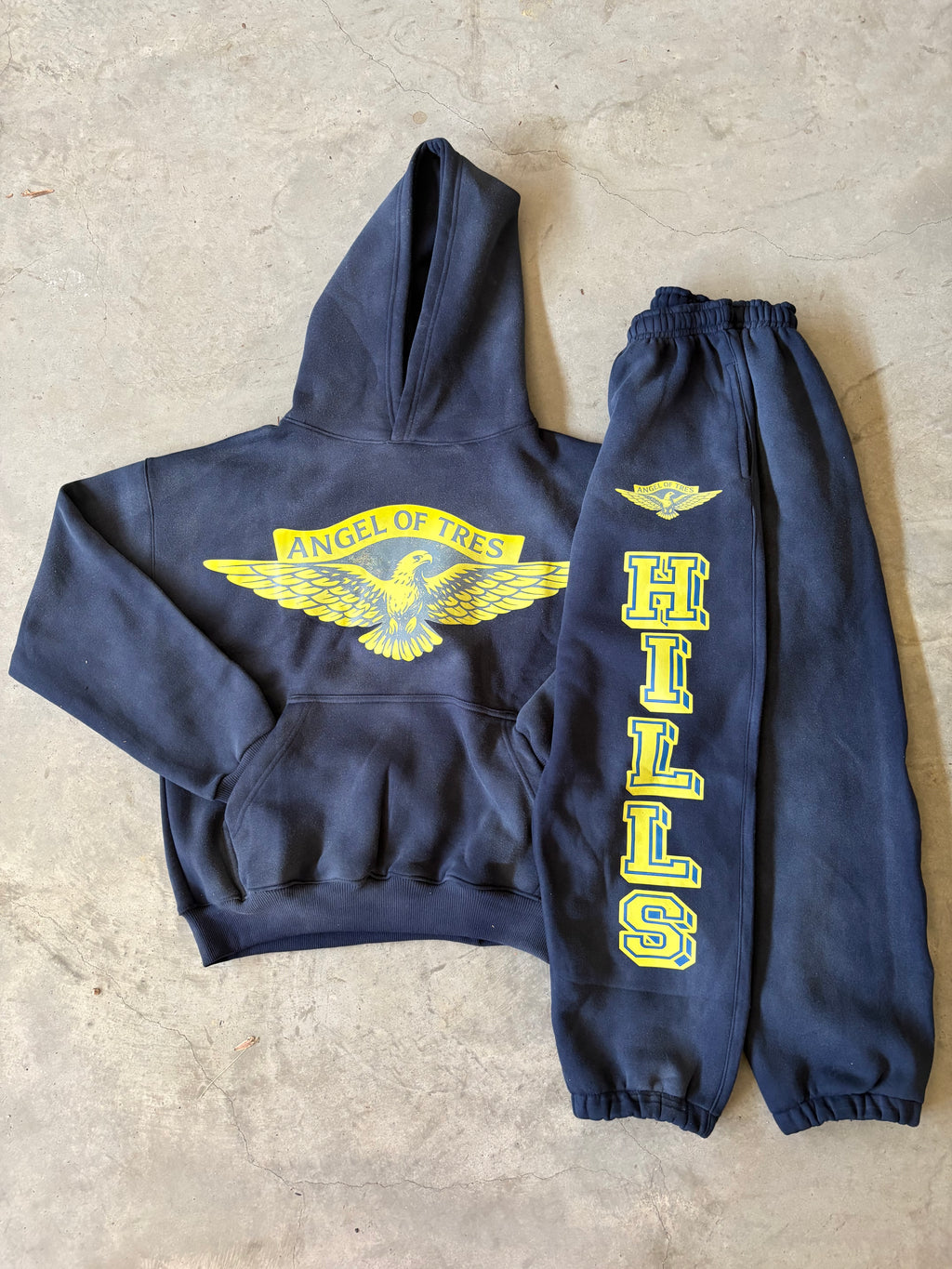 Navy blue Angel Set