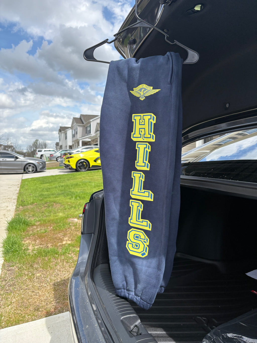 Navy Blue Angel Joggers